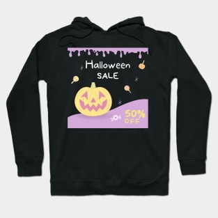 Halloween Scary Evil Pumpkin Funny Pumpkin Head sale Hoodie